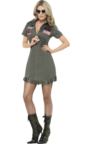 Ladies Top Gun Deluxe Costume